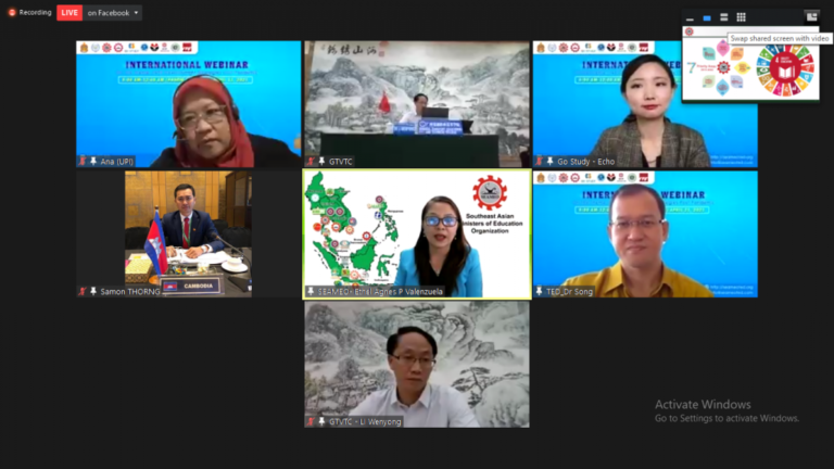 International Webinar on the Theme: TVET Development Strategies Post Pandemic 21 April 2021, Time: 09:00-12:00 (Cambodia Time)