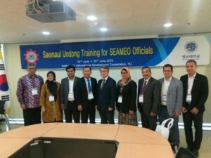 Study Visit and Capacity Building Program for SEAMEO Official on Regional Education Management and Strategic Planning at Yeunganam University, South Korea