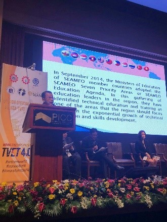 SEAMEO TED attended the 5th High Official Meeting on SEA-TVET IR.4.0.
