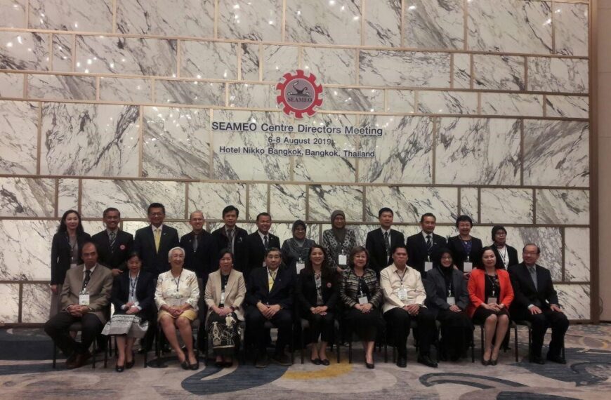 SEAMEO TED delegates attending the SEAMEO Centers Directors Meeting in…