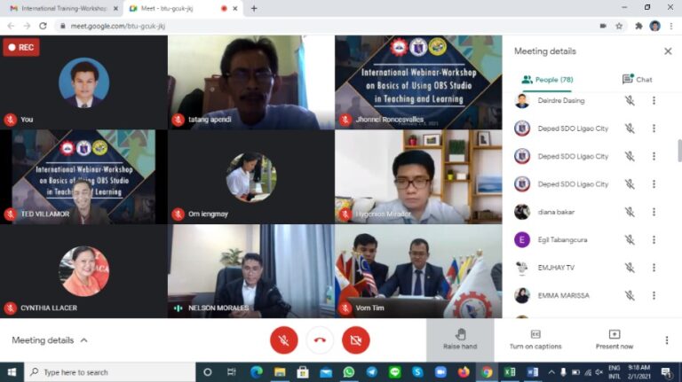 International ICT Training-Workshop on Using Open Education Resources (OER) in Teaching and Learning in the Technical Vocational Education in the SEA Vocational-Technical High School Network