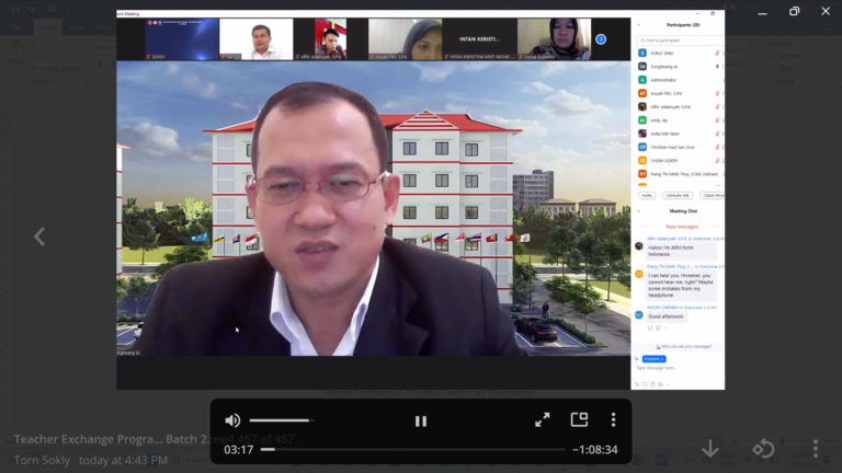 Kick-Off Meeting on Virtual SEA Vocational-Technical Teacher Exchange Program (Batch 2)