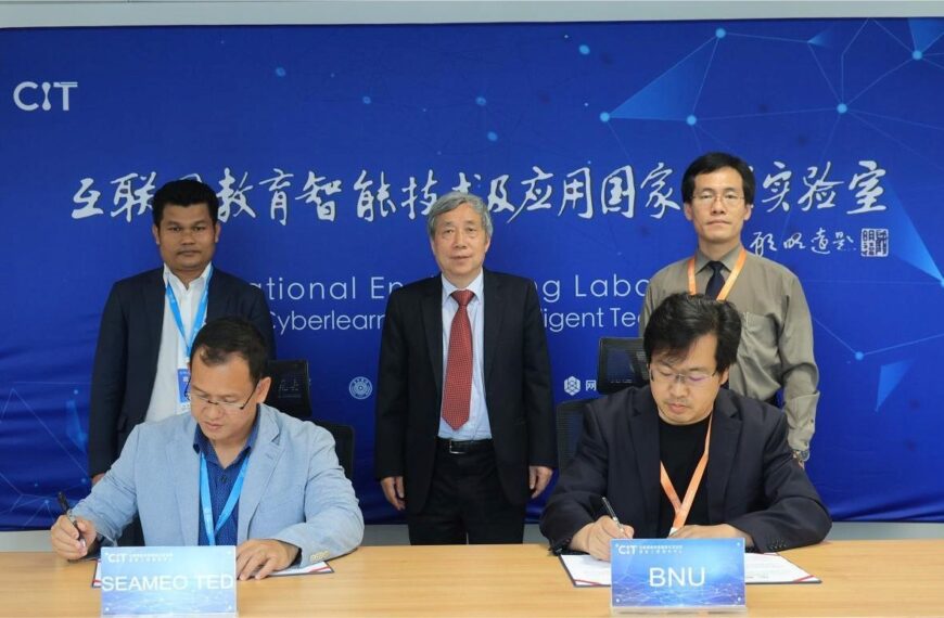 MoU Signing between SEAMEO TED and Beijing Normal University (BNU)…