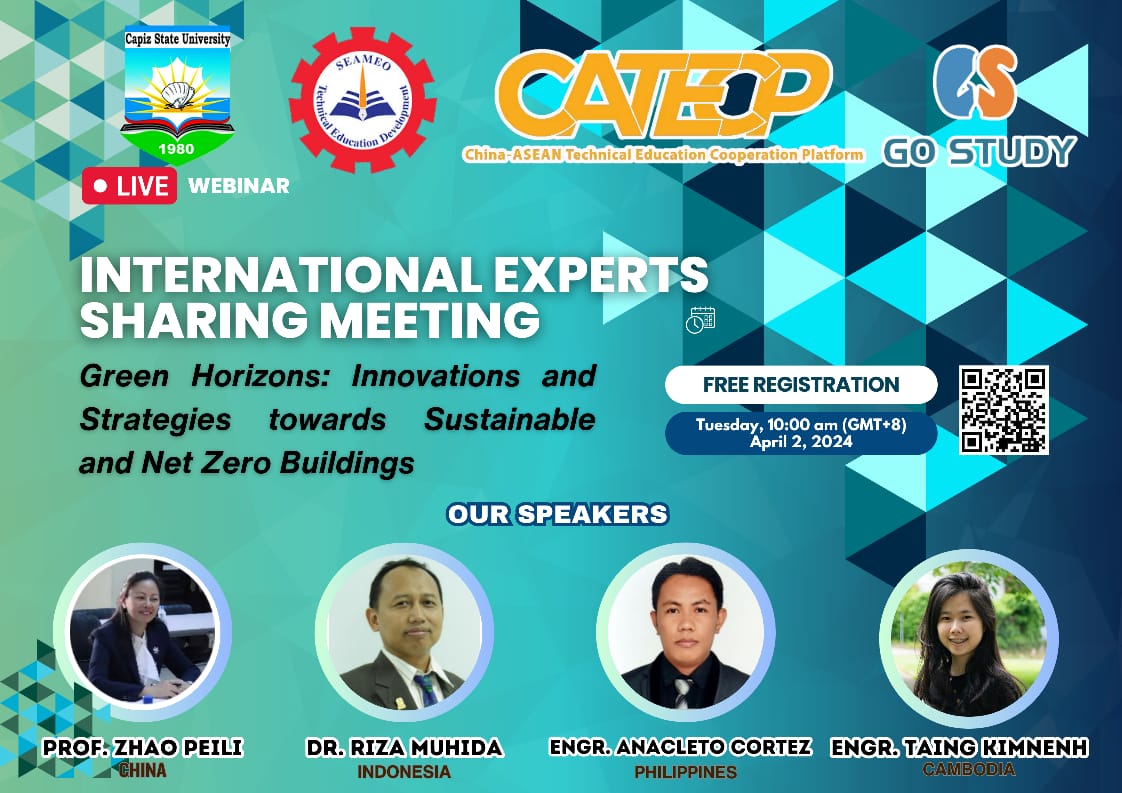 International Experts Sharing Meeting (Green Horizons: Innovations and Strategies towards Sustainable and Net Zero Buildings)