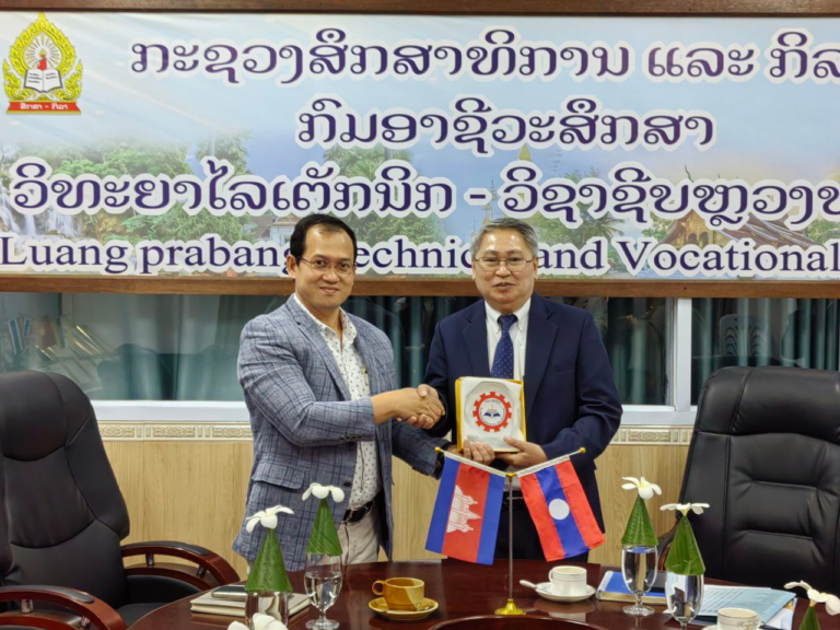 Courtesy Visit Dr. Songheang Ai, Director of SEAMEO TED to Luang Prabang Technical and Vocational College Luang Prabang, Lao PDR 25 March 2024