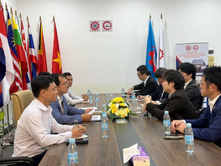Courtesy Visit Delegation of Economic Research Institute of ASEAN and East Asia (ERIA) to SEAMEO TED 04 April 2024
