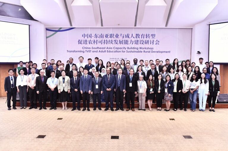 China-Southeast Asia Capacity-Building Workshop: Transforming TVET and Adult Education for Sustainable Rural Development 13 June 2024, Beijing and Ningbo, the People’s Republic of China