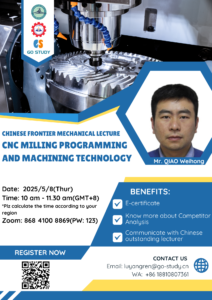 CHINESE FRONTIER MECHANICAL LECTURE CNC MILLING PROGRAMMING AND MACHINING TECHNOLOGY