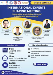 International Expert Sharing Meeting “Automation and Intelligence Control in Equipment Manufacturing”